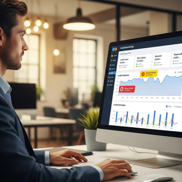 monitoring business credit report and score improvement